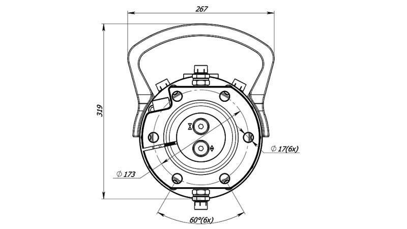 HYDRAULISK ROTATOR 12000/6000 KG MED FLÄKT