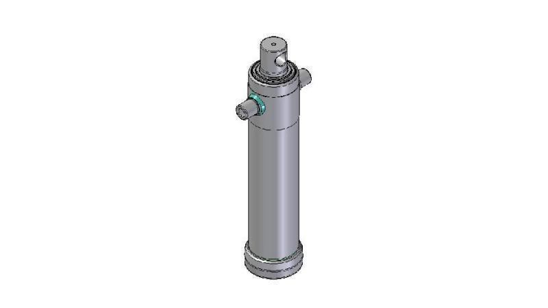 4037F - TELESCOPISK CYLINDER STANDARD/HÅL 3 STEG SLAG 1493 FI 124