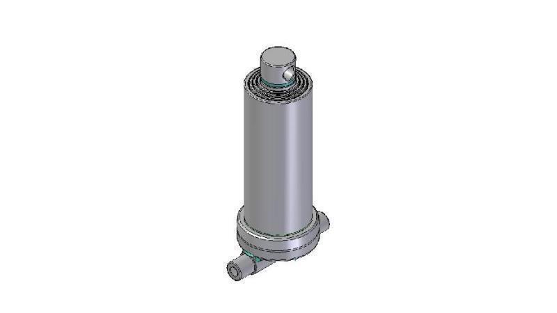 4545F -TELESCOPISK CYLINDER INFERIOR – HÅL 4 GRADER SLAG 1490 FI 170