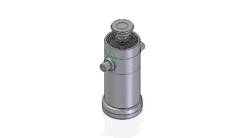 7036S -TELESCOPISK CYLINDER STANDARD/BOLL 7 STEG RESA 3112 DIAMETER 240