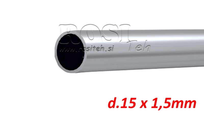 HYDRAULISK SLANGE METALL d.15 x 1.5mm