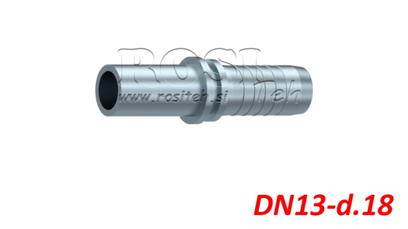 HYDRAULISK KOBLINGSRØR OVERGANG RETT DN13-d.18