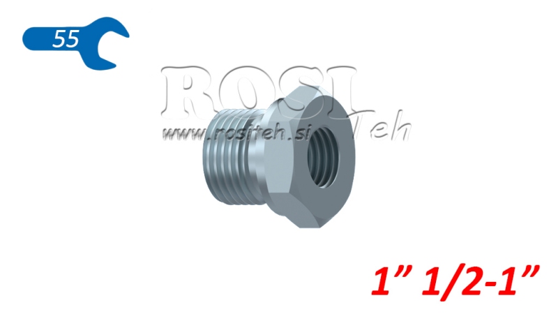 HYDRAULISK ADAPTER HANE-HONA 1 1/2-1