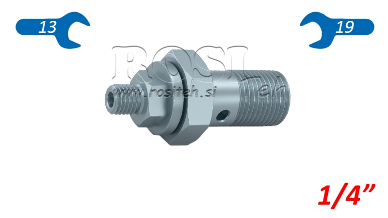 HYDRAULISK DAMPING HÅL-SKRUV 1/4