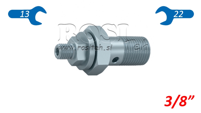 HYDRAULISK DAMPING HÅL-SKRUV 3/8