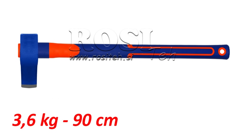 HACHA PARA PARTIR LEÑA CON MANGO DE CARBONO - A623 3,6 kg - 90 cm