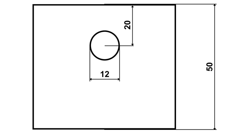 SVETSFLÄNS 50x65x50