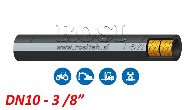 HYDRAULIKSLANGE DN10 2SN (3/8) 330BAR