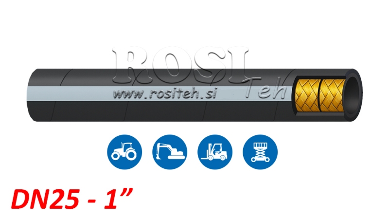 HYDRAULSLANG DN25 2SN (1) 165BAR
