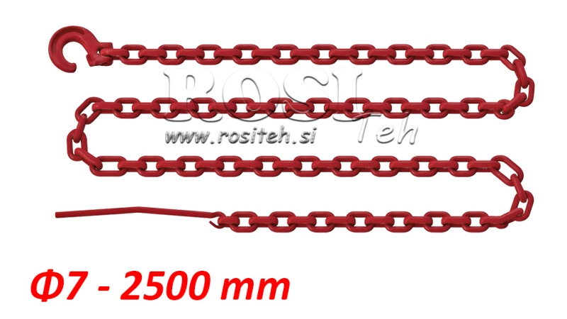 ERDÉSZETI LÁNCOK nagy.7 - 2500mm