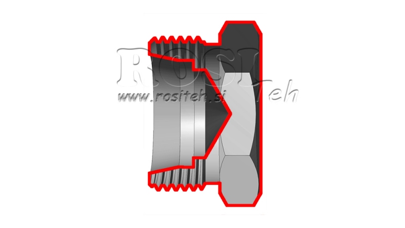 HYDRAULISK PLUGG (8L) M14X1,5