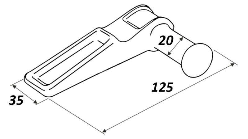 KLIN ZA ZAPIRALO STRANICE TIP MAROTTA DESNO