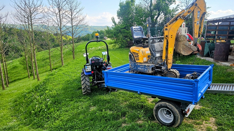 SIDA FÖR DUMP TRAILER 6 METRAR - HÖJD 600 mm