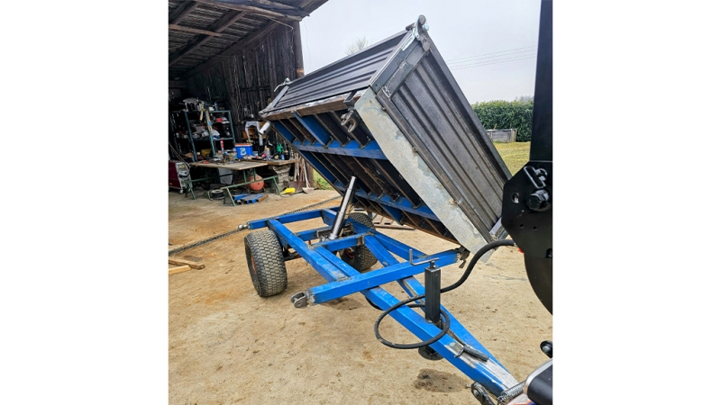 SIDA FÖR DUMP TRAILER 6 METRAR - HÖJD 600 mm