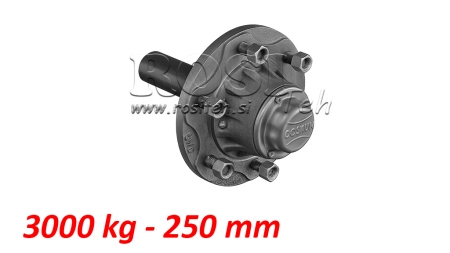 POLOSOVINA 3000 kg l.250 mm