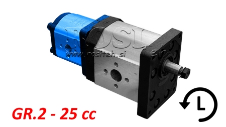 HYDRAULISK PUMP 20A25X201 ANDRA GR.2 25 CC VÄNSTER