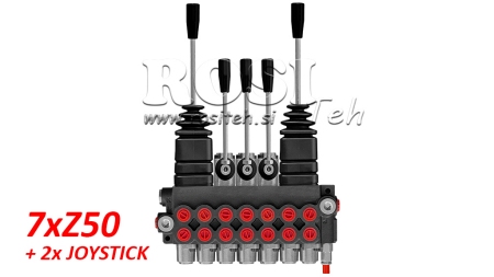 HYD. VENTTIILI 7XZ50 + 2X JOYSTICK