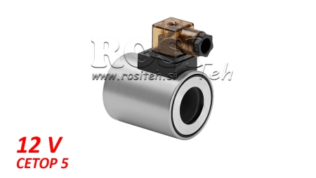 CEWKA ELEKTROMAGNETYCZNA 12V DC DLA ZAWORU CETOP 5 - Φ 31.4MM-75MM 37W IP65