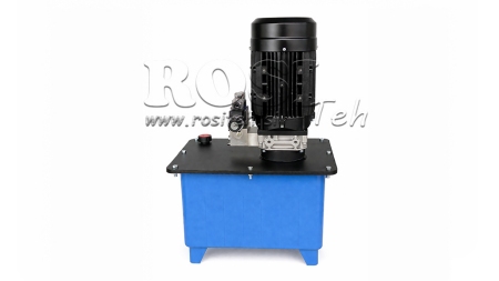 MINI HIDRAULIČNI AGREGAT 380V AC (4 kW) - 8 cc - 12 lit/min - tank 25 lit