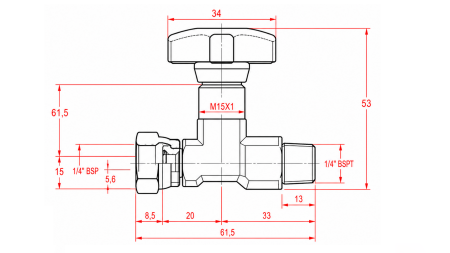 HYDRAULIKVENTIL FÖR MANOMETER