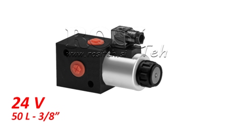 3-VÄGS VENTIL 3/8 24V - 50LIT