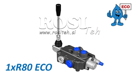 HYDRAULISK MANUELL VENTIL – 1-SEKTIONS RIKTNINGSVENTIL 1xR80 ECO