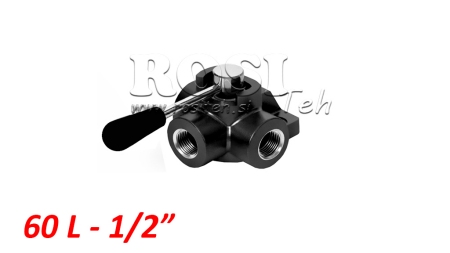 MANUELL 3-VÄGS VENTIL DF 1/2 - 60LIT