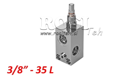 HIDRAULISKAIS SPIEDIENAS REGULATORS VMP 3/8 100-350 BAR - 35LIT
