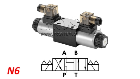 HIDRAULIČNI ELEKTROMAGNETSKI VENTIL KV-4/3 CETOP 3 N6