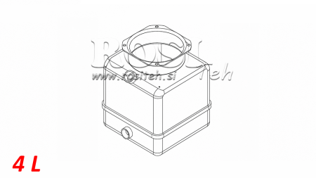 NÁDRŽ PVC ROLL PP 4 LITER HORZONTAL-VERTICAL