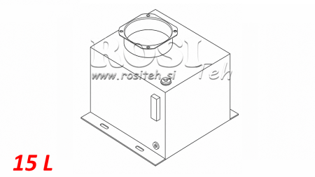 NÁDRŽ KOVOVÝ BOX PP 15 LITER HORZONTAL-VERTICAL