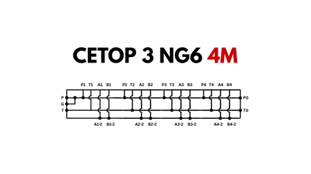 BAS CETOP3 NG6 4M