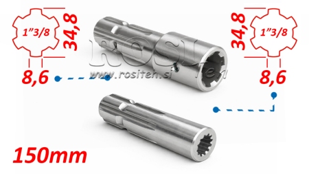 P.T.O. ADAPTER 13/8 to 13/8