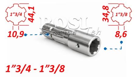 ADAPTER P.T.O. 1''3/4 do 1''3/8