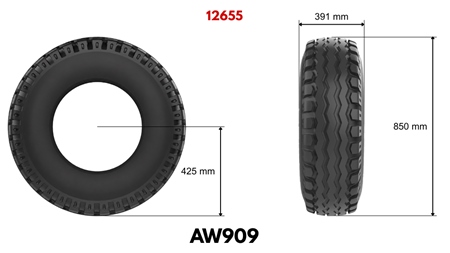 15,0/55-17 DÄCK AW909 (14 PR)