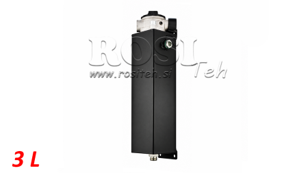 METALLTANK 3 LITER WÜRFEL 100x113x350mm MIT AUSRÜSTUNG