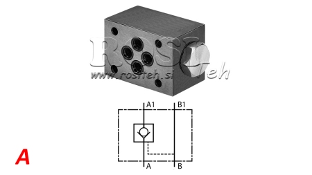 CHECK VALVE CETOP 3 (A)