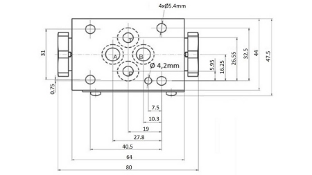 CHECK VALVE CETOP 3 (B)