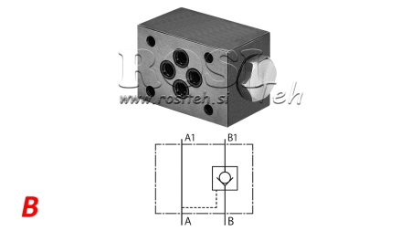 CHECK VALVE CETOP 3 (B)