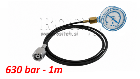 MÄTNINGSRÖR FÖR MANOMETER 630BAR LÄNGD 1 METER