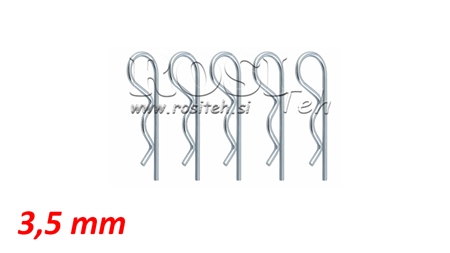 SORTIMENT LÅSSPRINTAR Φ 3.5 MM (5ST)