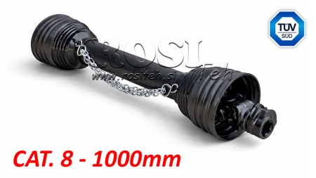 CE-SERTIFITSEERITUD KARDANVÕLL PROFI LINE KAT.8 PIKKUS 1000mm