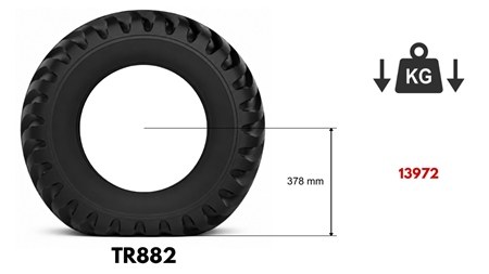 400/60-15,5 PNEVMATIKA TR 882 16pl S PLATIŠČEM 13,00X15,5