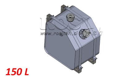 METALLTANK TOP 150 Lit 600x600x500mm