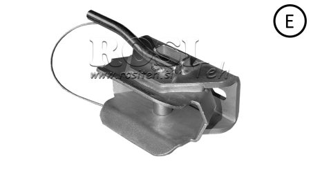 MONTÁŽNY ZÁVES POLKRUHOVÝ FIXNÝ - E CERTIFIKÁT