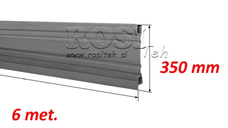 SIDA FÖR DUMP TRAILER 6 MET. - HÖJD 350 mm
