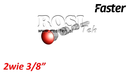 SÄKERHETSKNAPP FÖR MULTI-FASTER 3/8 2VÄGAR FAST DEL