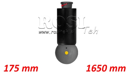 TELESKOPCYLINDER - MEILLER KIPPER - 5 STEG 175 mm 15 ton - SLAGLÄNGD 1650 mm