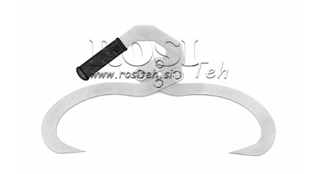 RUKOVATÉ LESNÍCKE ZÁVITOVÉ CHAPADLÁ HD30 (300 MM) - POZINKOVANÉ