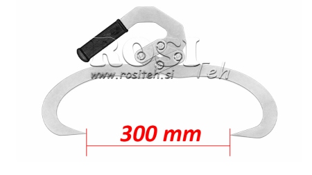 RUKOVATÉ LESNÍCKE ZÁVITOVÉ CHAPADLÁ HD30 (300 MM) - POZINKOVANÉ